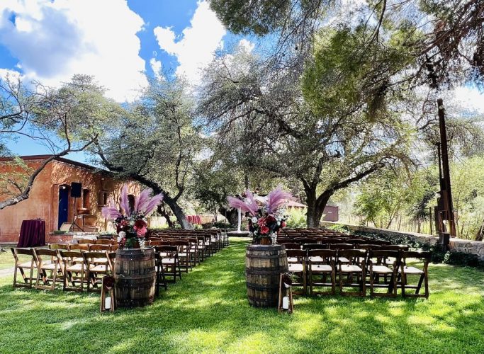 Ceremony set up